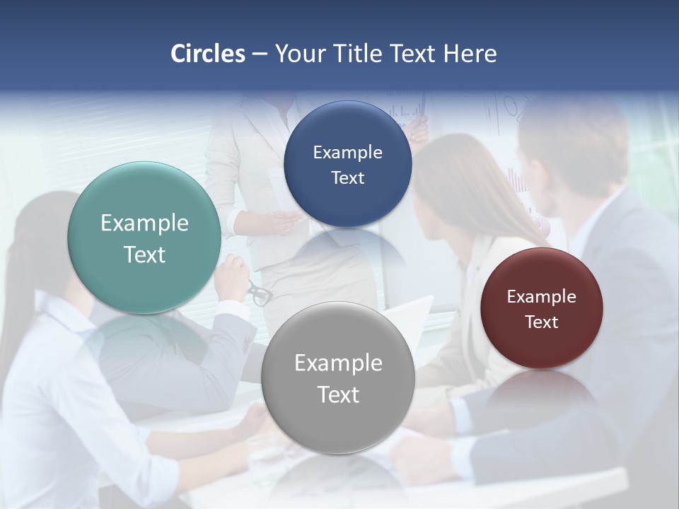 Group Of Objects White Background Tenderloin PowerPoint Template