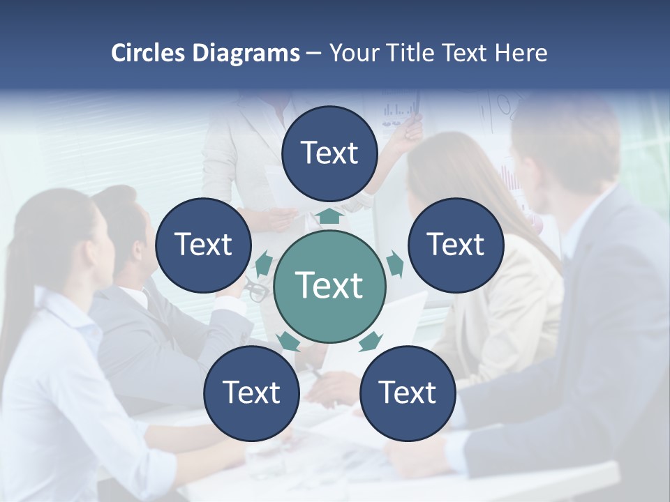 Group Of Objects White Background Tenderloin PowerPoint Template