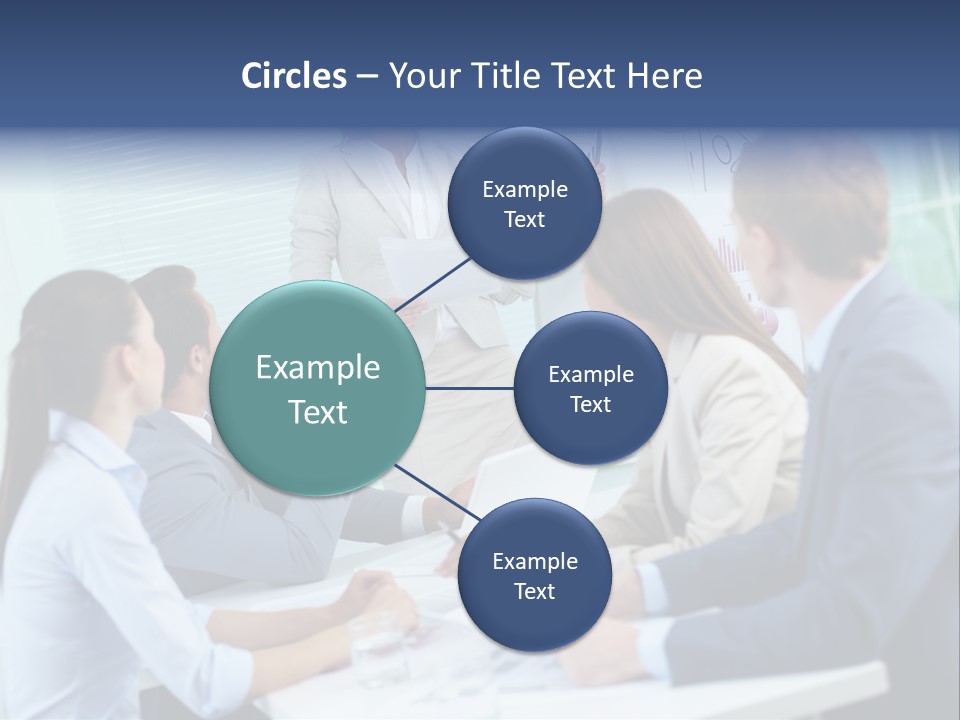 Group Of Objects White Background Tenderloin PowerPoint Template