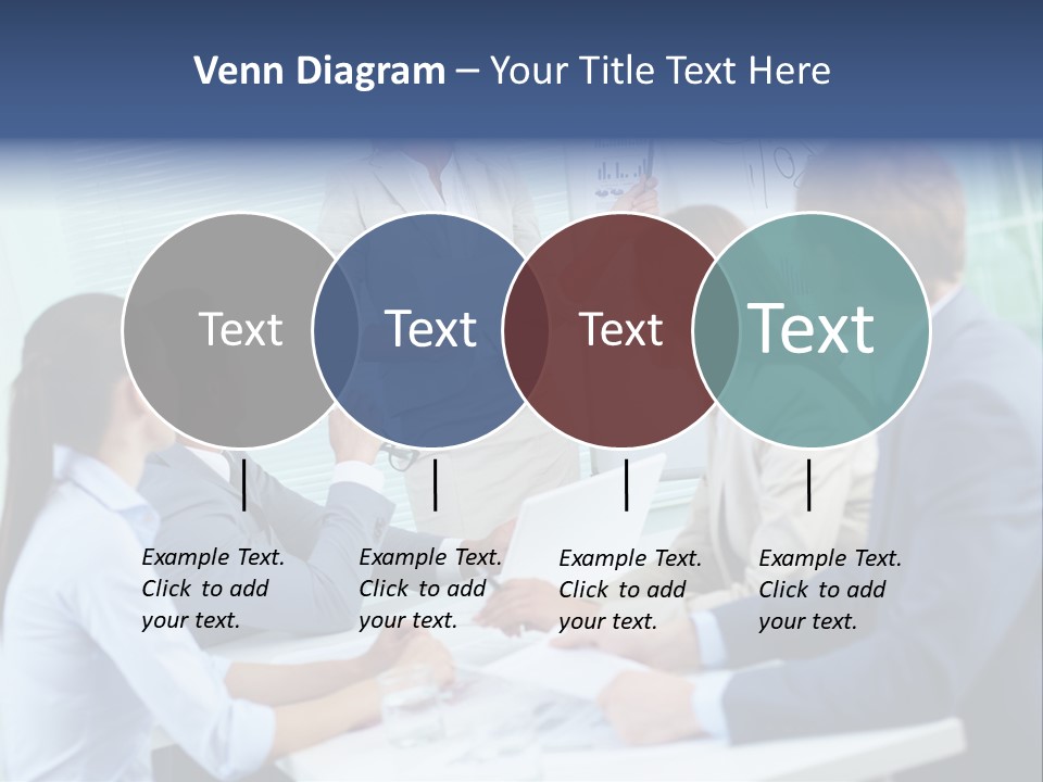 Group Of Objects White Background Tenderloin PowerPoint Template