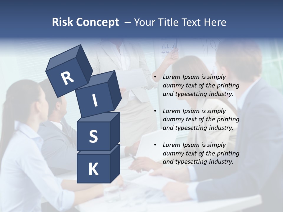 Group Of Objects White Background Tenderloin PowerPoint Template