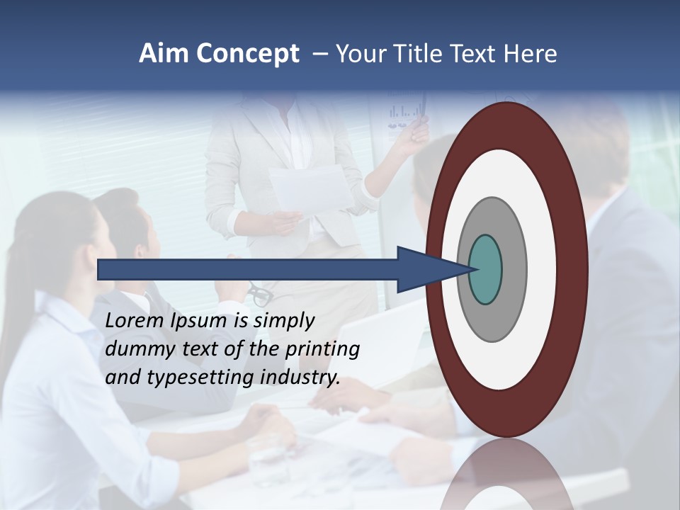 Group Of Objects White Background Tenderloin PowerPoint Template