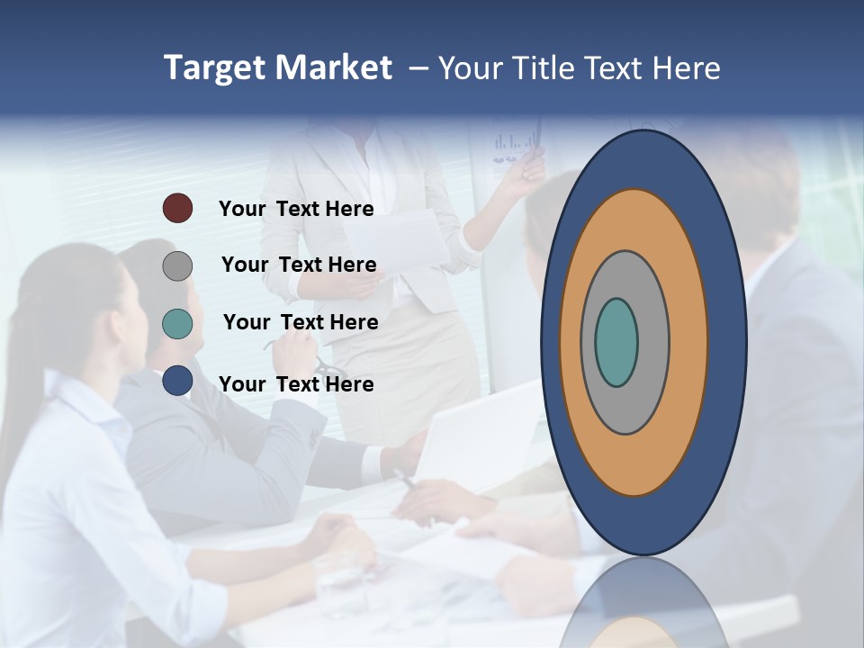 Group Of Objects White Background Tenderloin PowerPoint Template