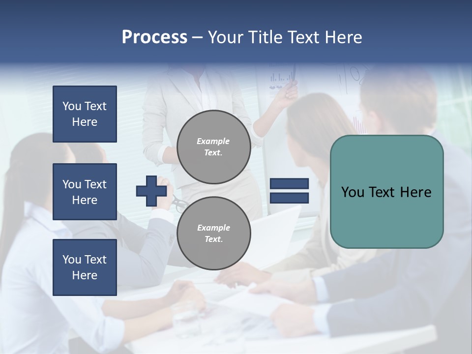 Group Of Objects White Background Tenderloin PowerPoint Template
