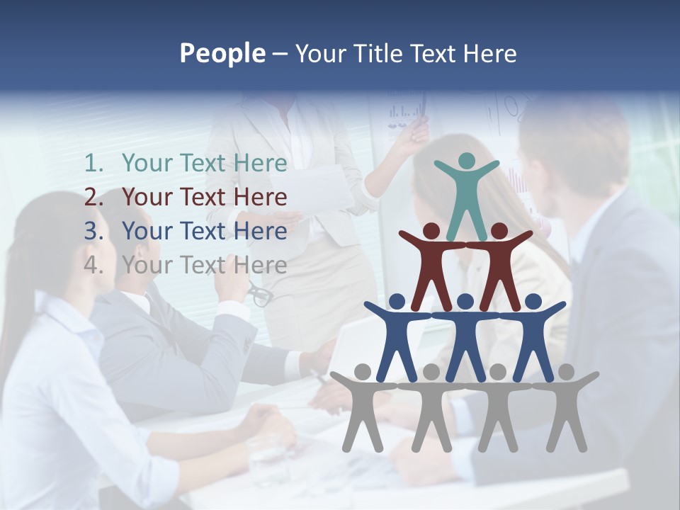 Group Of Objects White Background Tenderloin PowerPoint Template