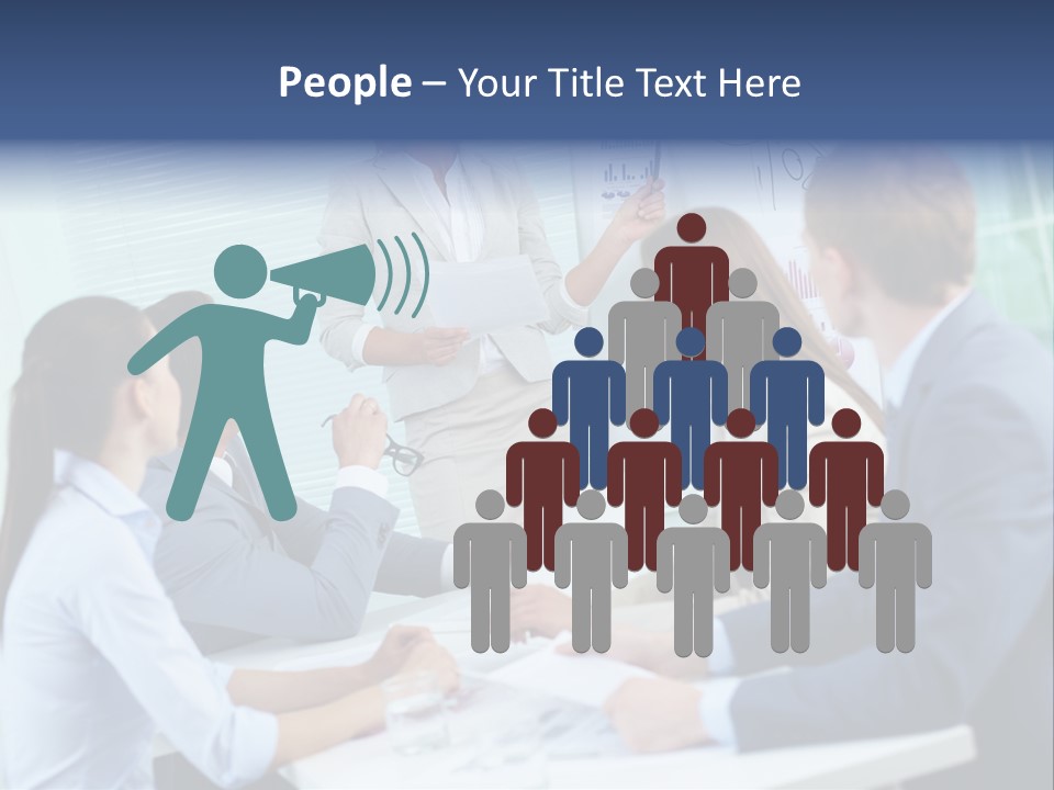 Group Of Objects White Background Tenderloin PowerPoint Template