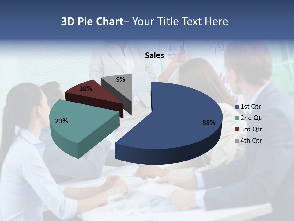Group Of Objects White Background Tenderloin PowerPoint Template