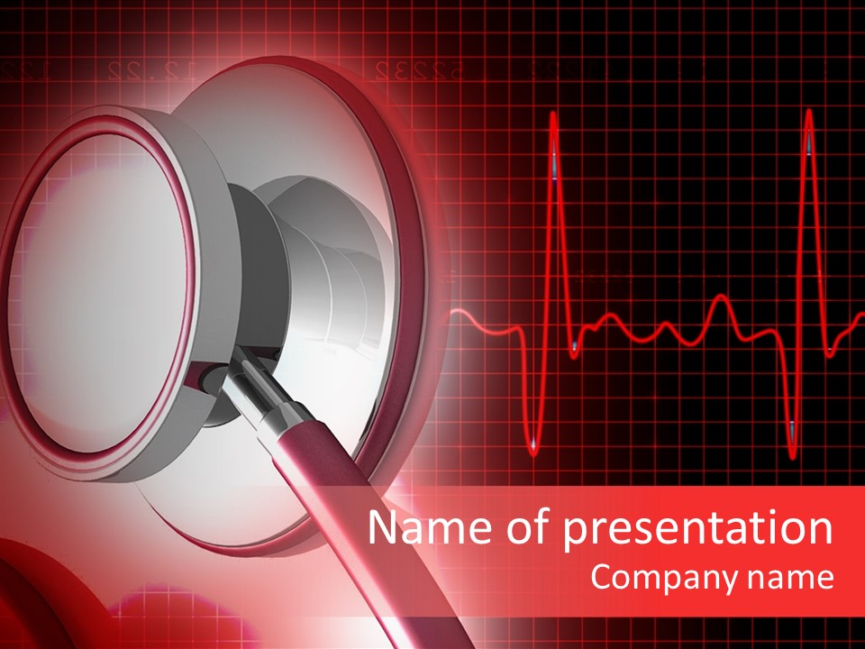 Wellness Heart Tool PowerPoint Template