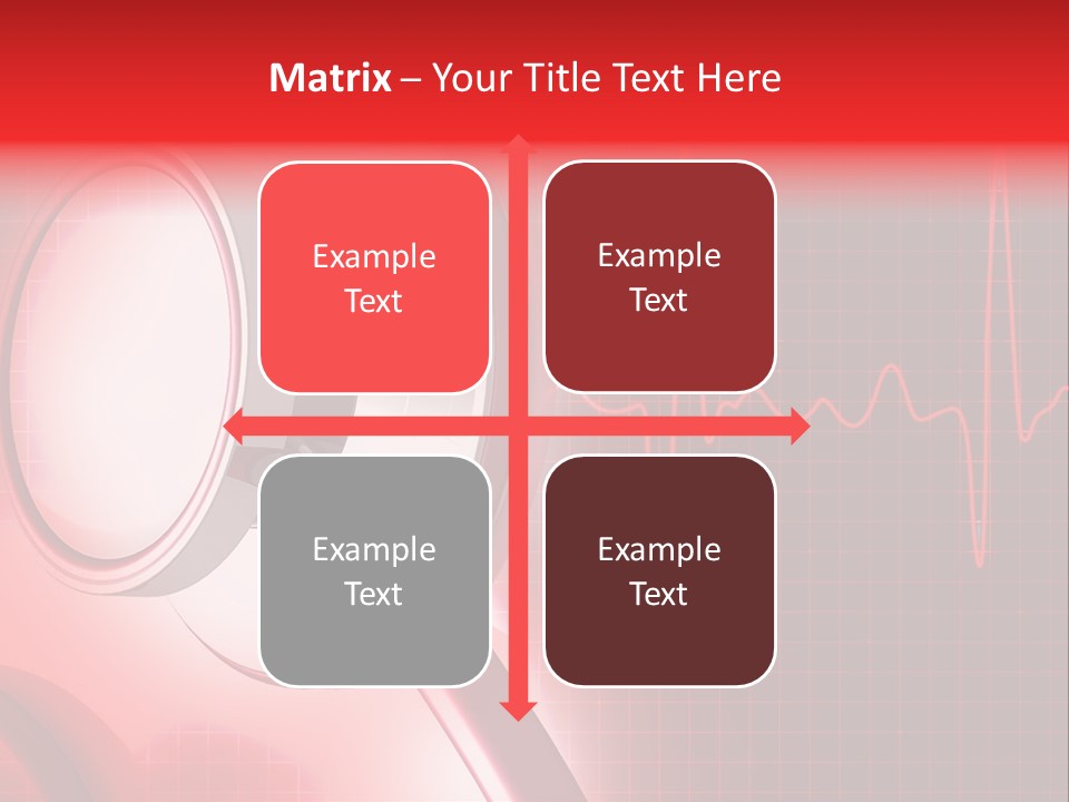 Wellness Heart Tool PowerPoint Template