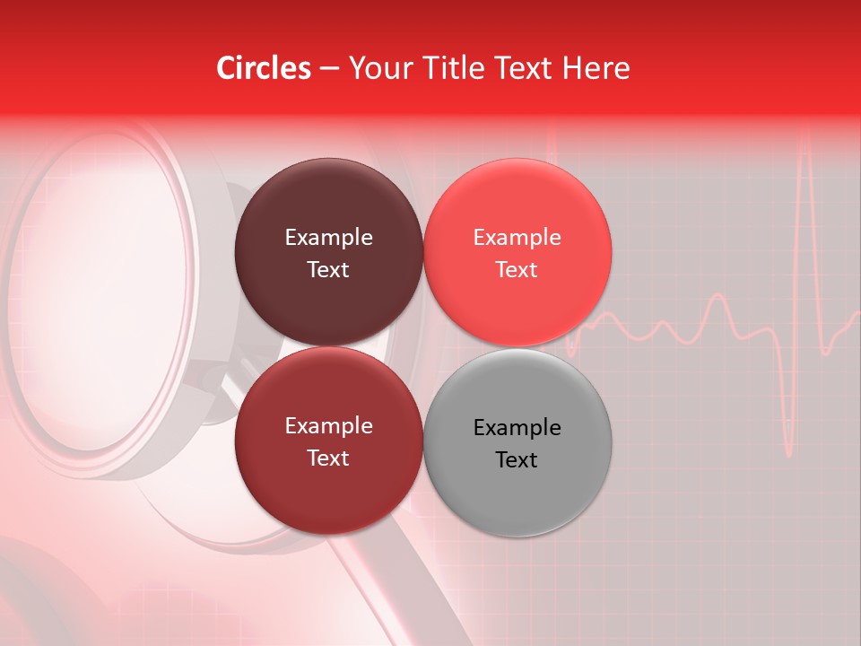 Wellness Heart Tool PowerPoint Template
