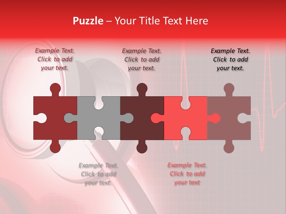 Wellness Heart Tool PowerPoint Template