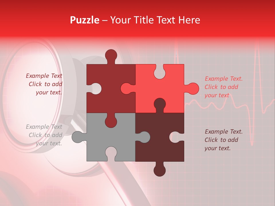 Wellness Heart Tool PowerPoint Template