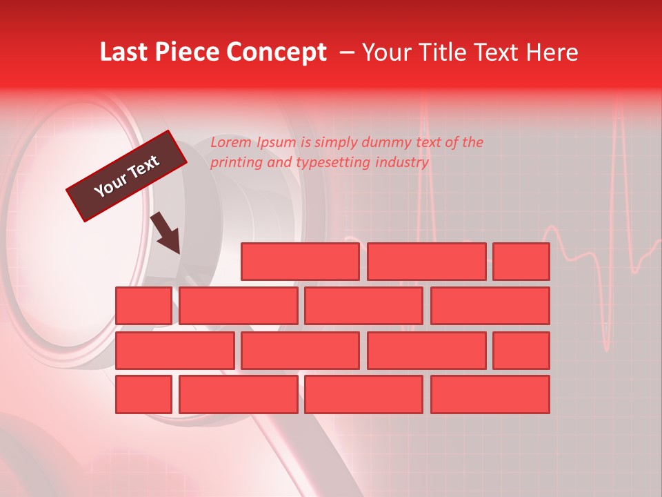 Wellness Heart Tool PowerPoint Template
