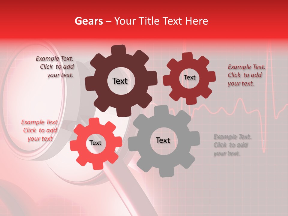 Wellness Heart Tool PowerPoint Template