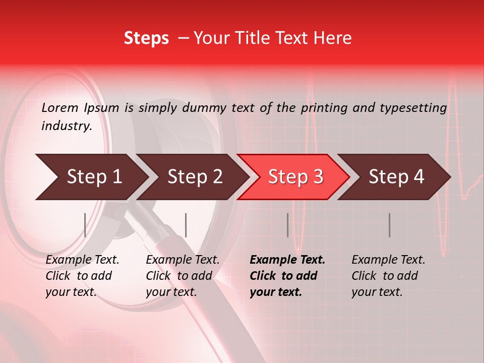 Wellness Heart Tool PowerPoint Template