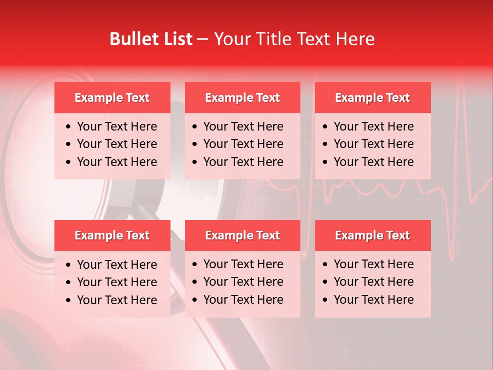Wellness Heart Tool PowerPoint Template