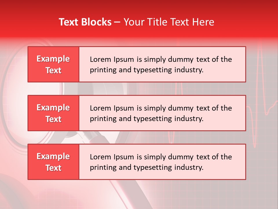 Wellness Heart Tool PowerPoint Template