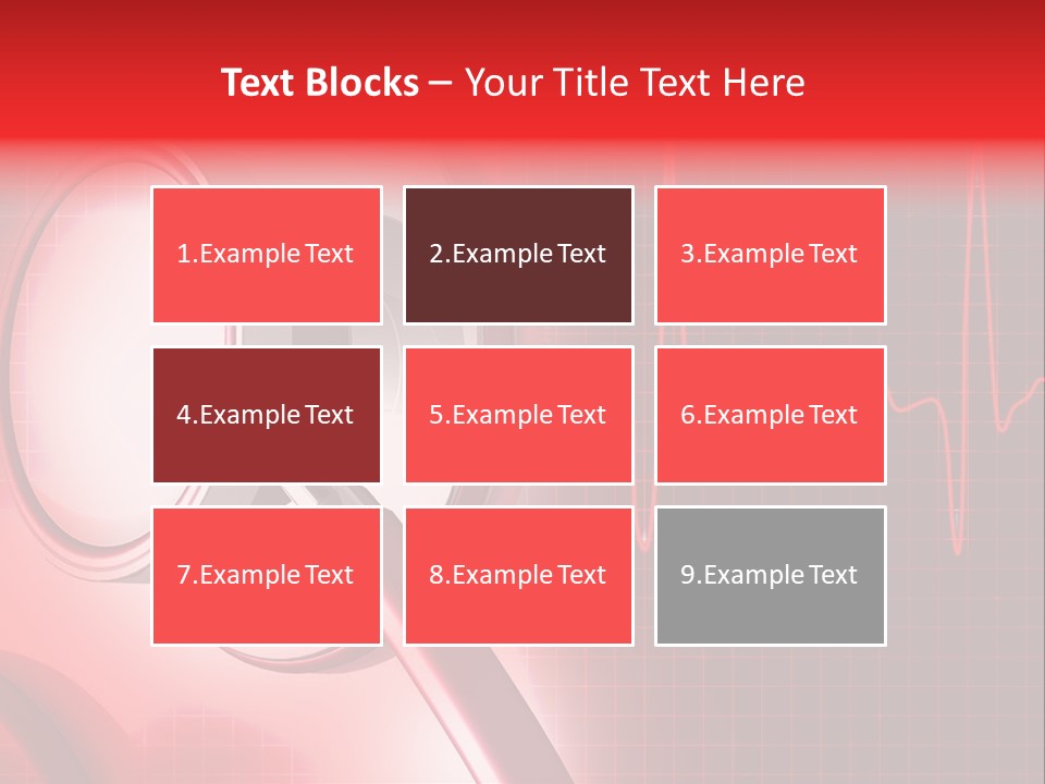 Wellness Heart Tool PowerPoint Template