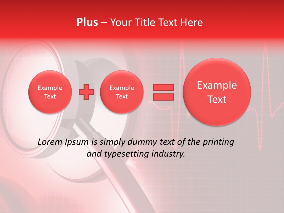 Wellness Heart Tool PowerPoint Template