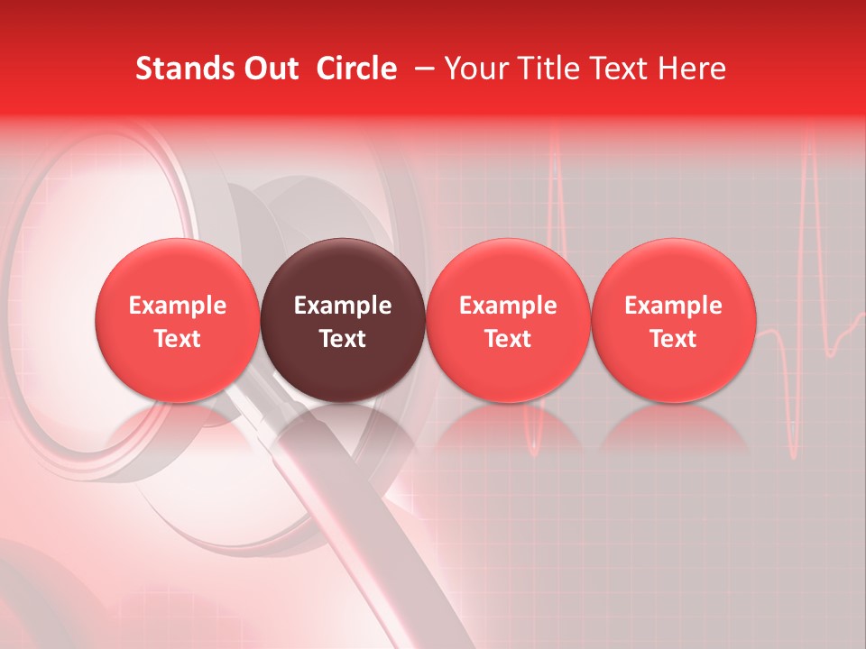 Wellness Heart Tool PowerPoint Template