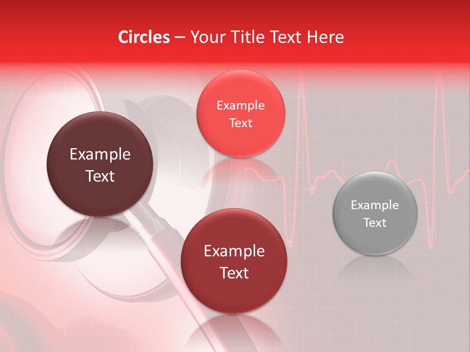 Wellness Heart Tool PowerPoint Template