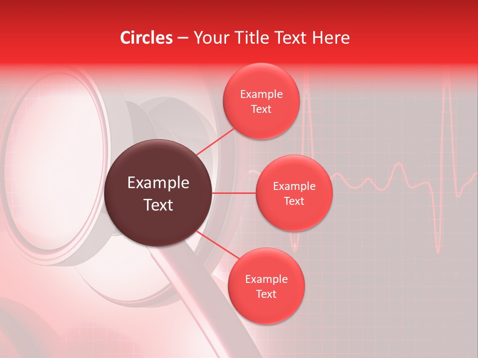 Wellness Heart Tool PowerPoint Template