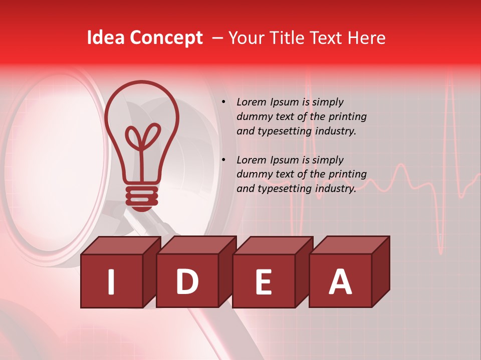 Wellness Heart Tool PowerPoint Template
