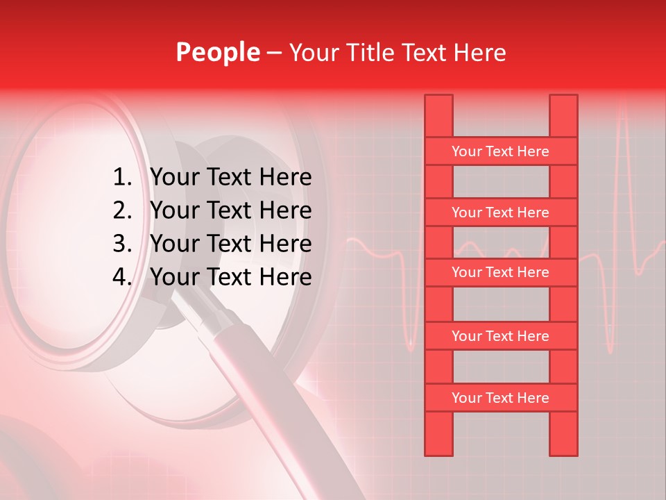 Wellness Heart Tool PowerPoint Template