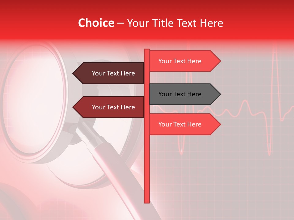 Wellness Heart Tool PowerPoint Template
