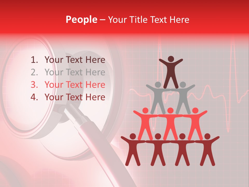 Wellness Heart Tool PowerPoint Template