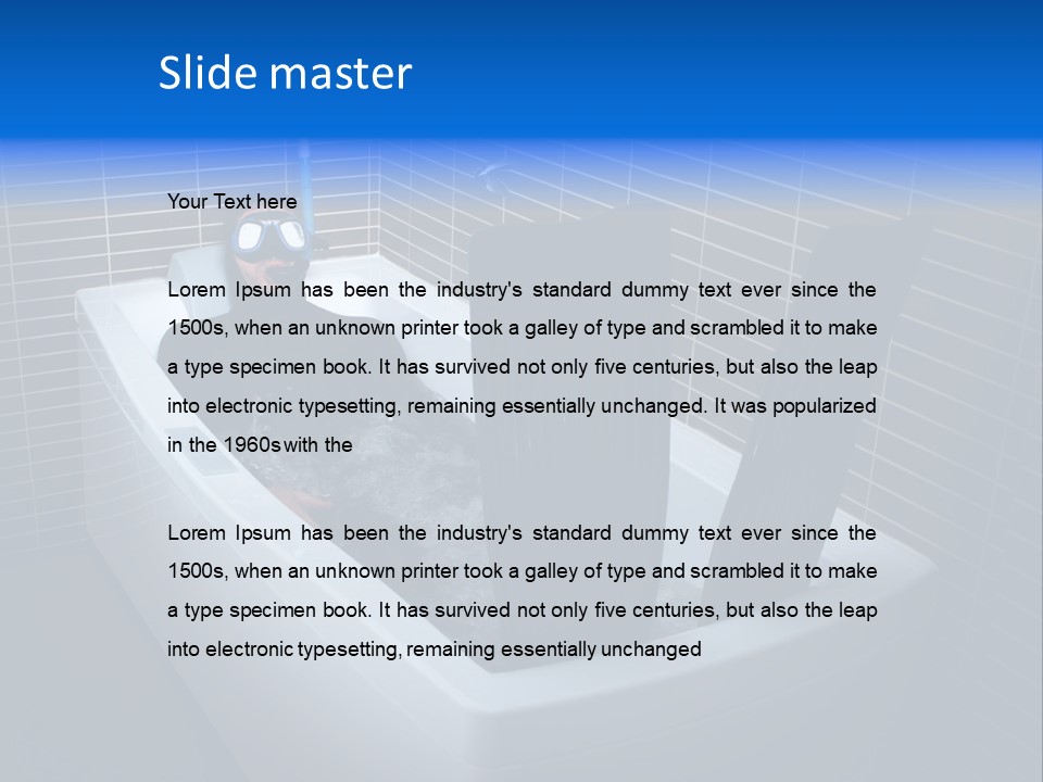 Tourism Health Care Wellness PowerPoint Template