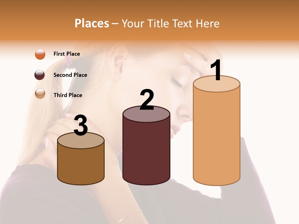 Stressed Caucasian Pain PowerPoint Template