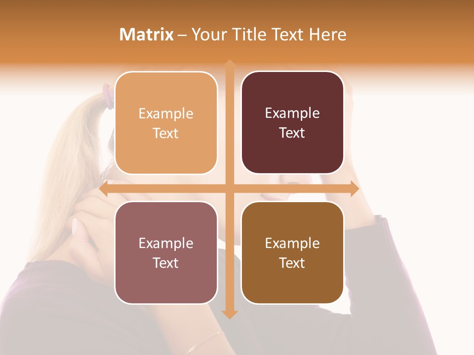 Stressed Caucasian Pain PowerPoint Template