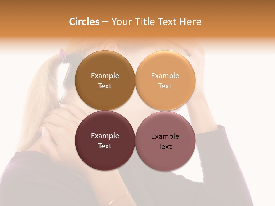 Stressed Caucasian Pain PowerPoint Template