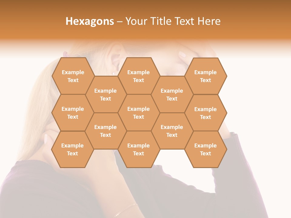 Stressed Caucasian Pain PowerPoint Template