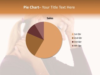 Stressed Caucasian Pain PowerPoint Template