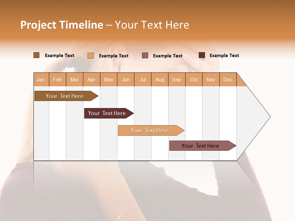 Stressed Caucasian Pain PowerPoint Template