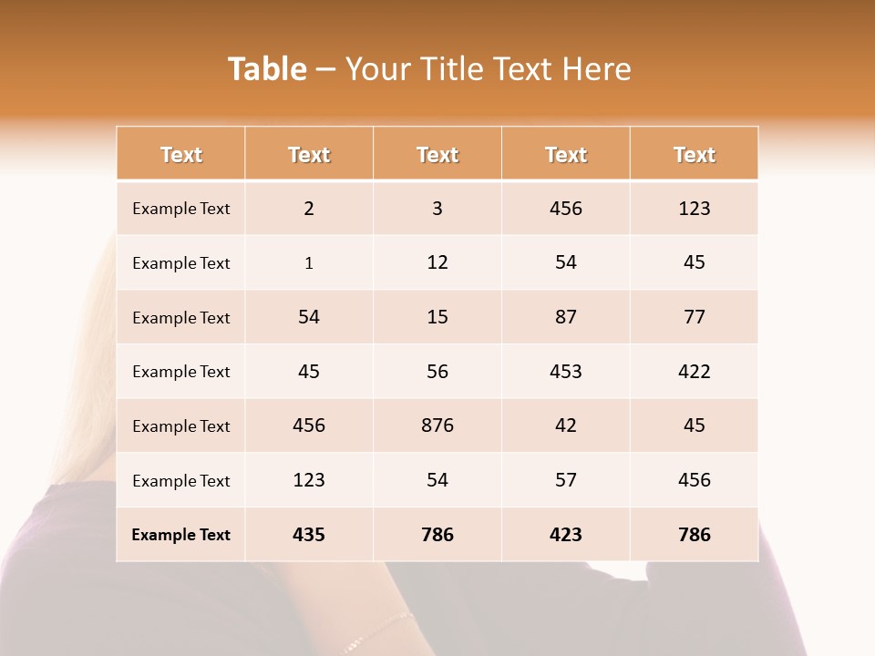 Stressed Caucasian Pain PowerPoint Template