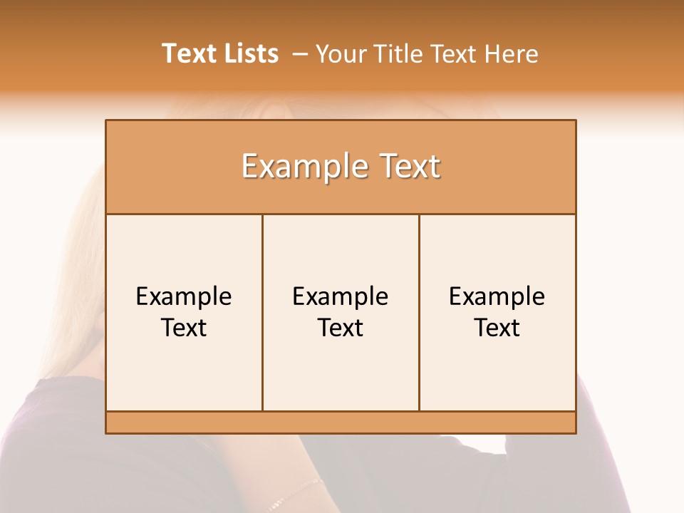 Stressed Caucasian Pain PowerPoint Template