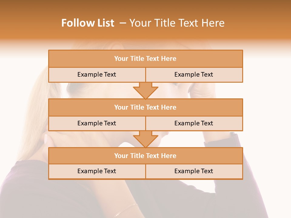 Stressed Caucasian Pain PowerPoint Template