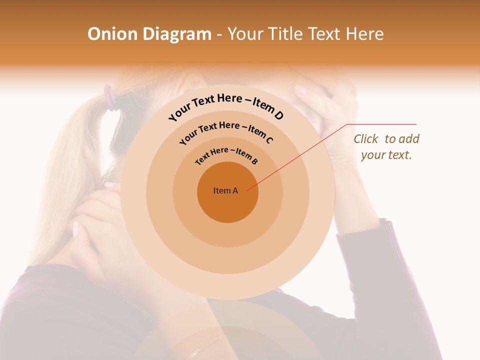 Stressed Caucasian Pain PowerPoint Template