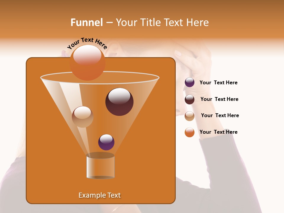 Stressed Caucasian Pain PowerPoint Template
