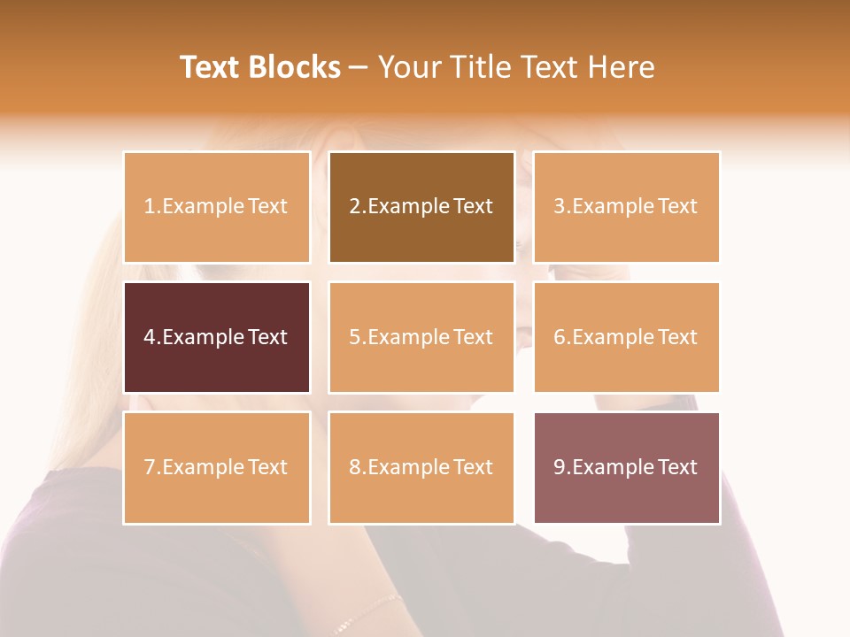 Stressed Caucasian Pain PowerPoint Template