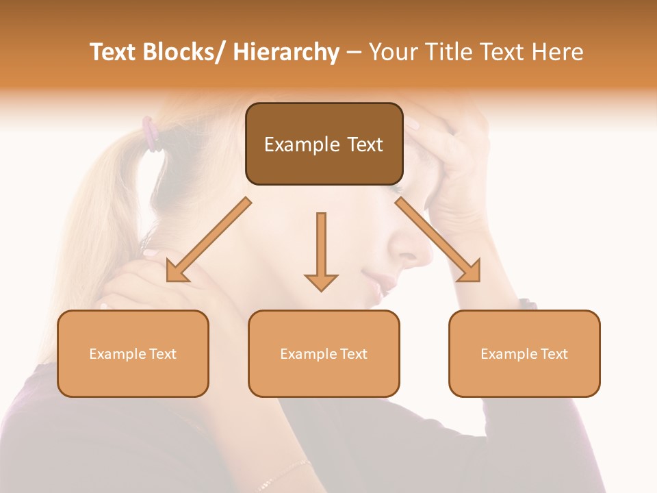 Stressed Caucasian Pain PowerPoint Template