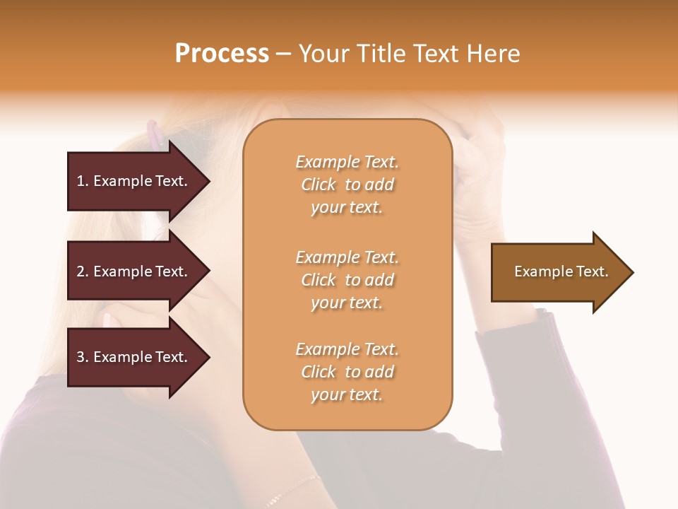 Stressed Caucasian Pain PowerPoint Template