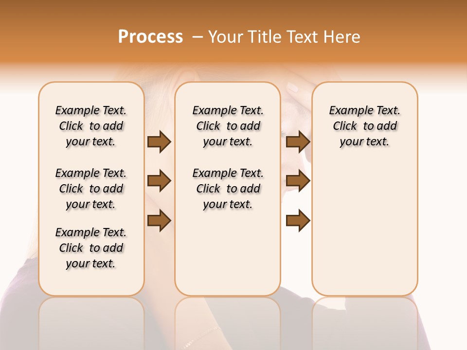 Stressed Caucasian Pain PowerPoint Template