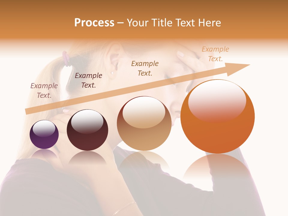 Stressed Caucasian Pain PowerPoint Template