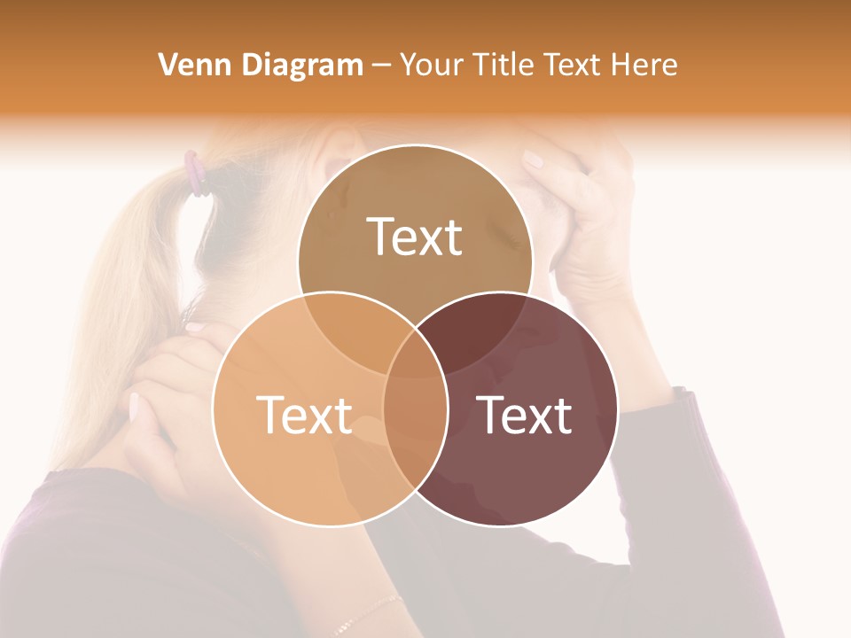 Stressed Caucasian Pain PowerPoint Template