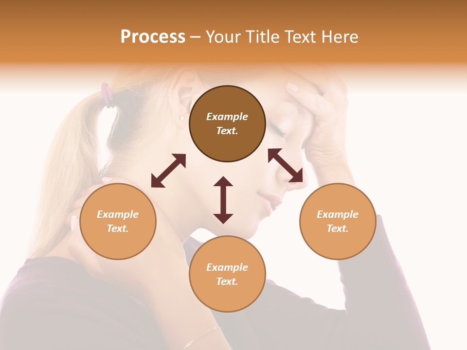 Stressed Caucasian Pain PowerPoint Template