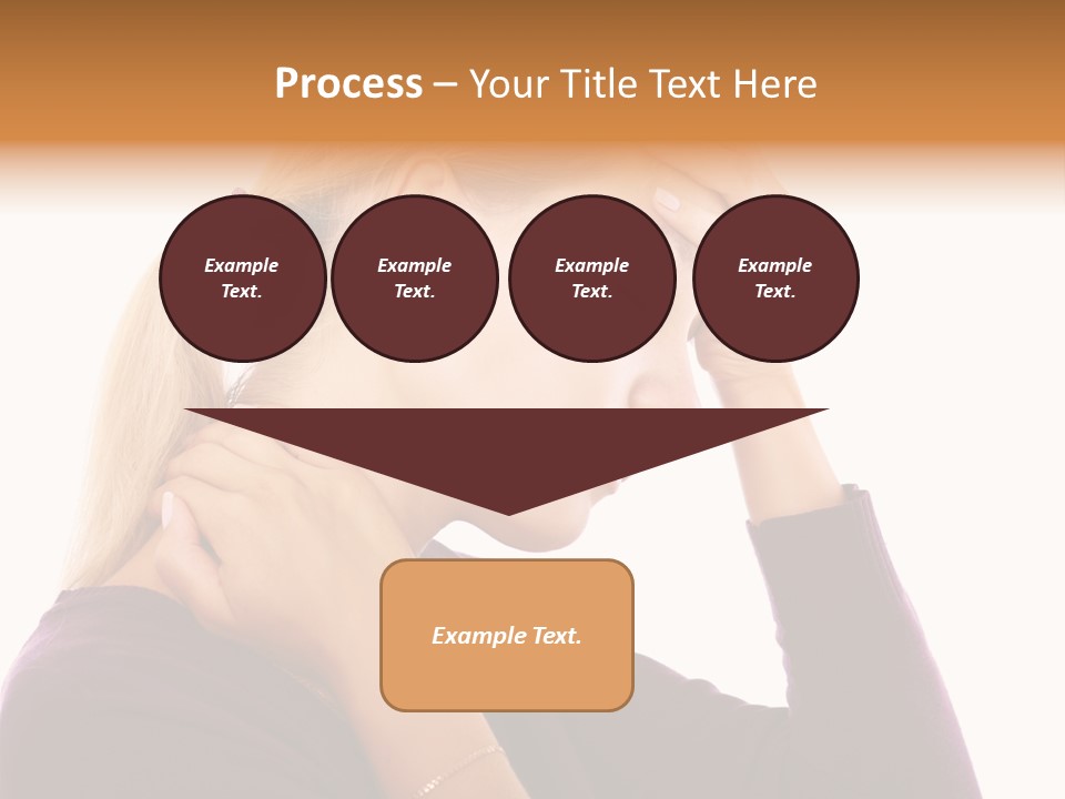 Stressed Caucasian Pain PowerPoint Template